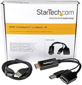 Amazon.co.jp: StarTech.com HDMI - DisplayPort変換アダプタ 4K/30Hz